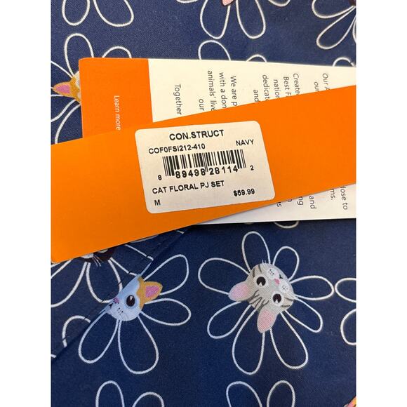 Construct NWT Pajama Set Navy Size M - Picture 10 of 10